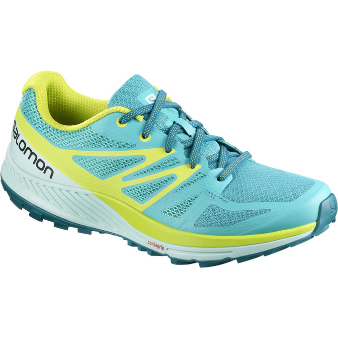 Zapatillas Trail Running Salomon Mujer Azules Claro - Salomon Argentina SENSE ESE W ,170693-TMW